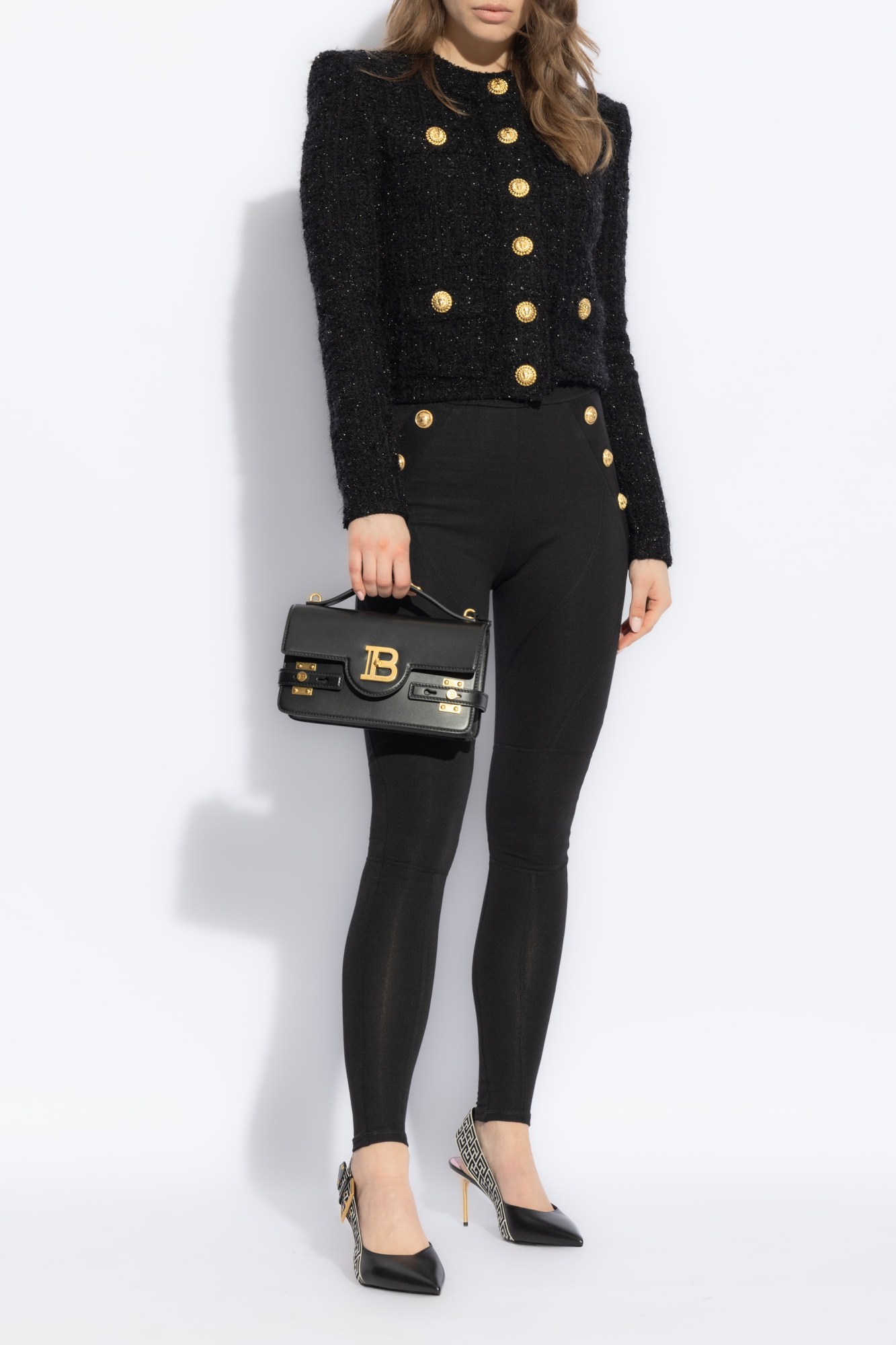 Balmain Blazer with a shimmering finish | Women's Clothing